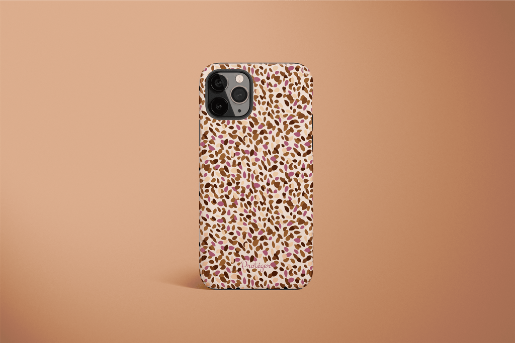 Chocolate Cream Speckle Tough Phone Case